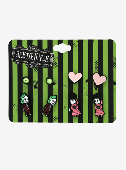 Set De Aretes BeetleJuice