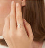 Anillo Flor Y Color De Cumpleaños