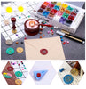 Set De Sellos Cera Colores