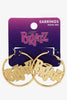 Bratz Arracadas Doradas Aretes