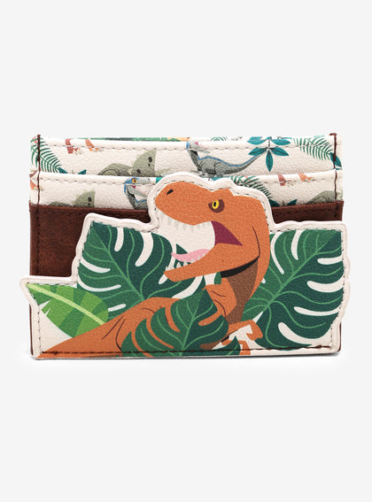 Tarjetero Jurassic Park Dinosaurio
