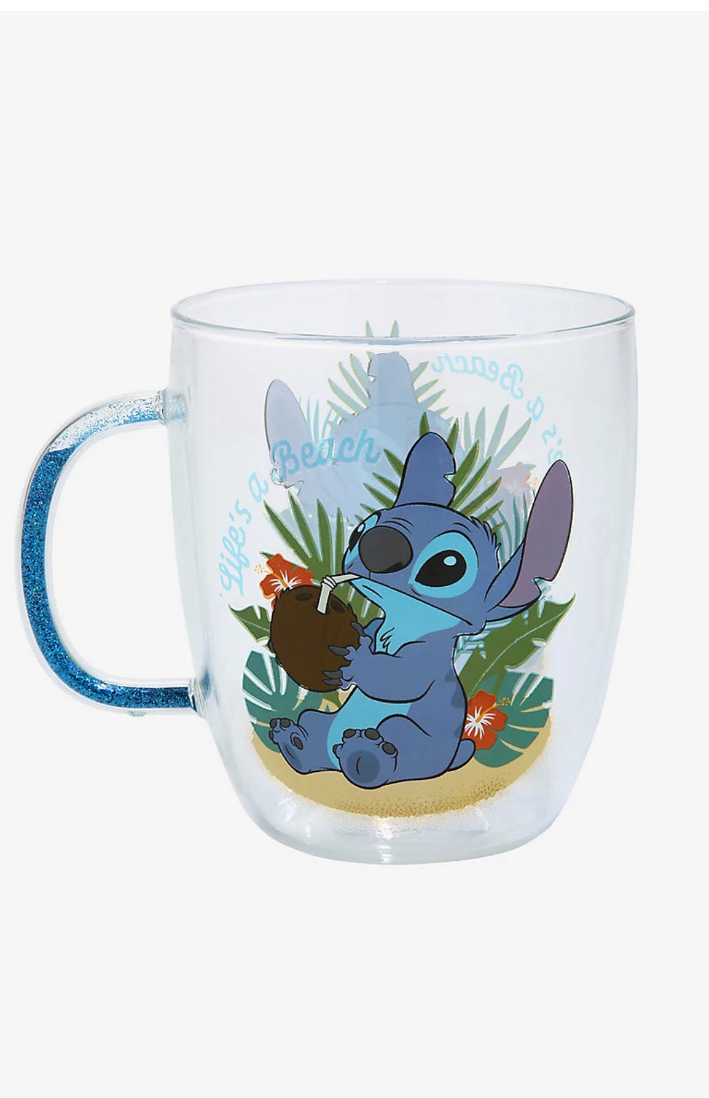 Stitch Taza Cristal – Accesorios-Mexicali