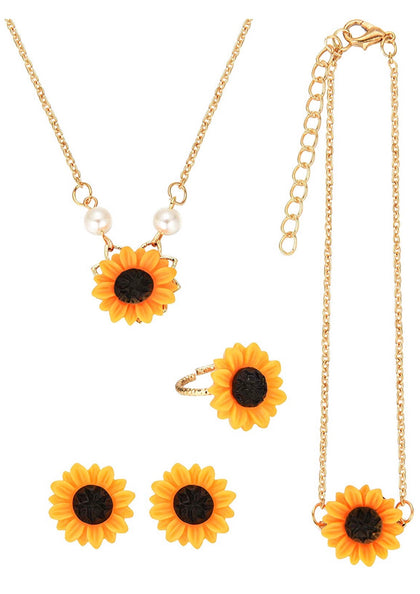 Set Amantes De Girasoles Girasol 4pz