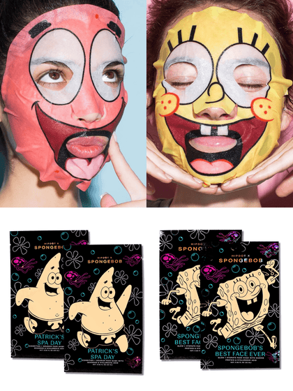 Bob Esponja Set de 4 Mascarillas