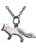 Collar Zorro Plateado