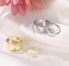 Anillos De Pareja Mariposa Ajustables