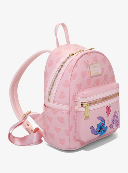 Stitch Y Ángel Mochila Amor