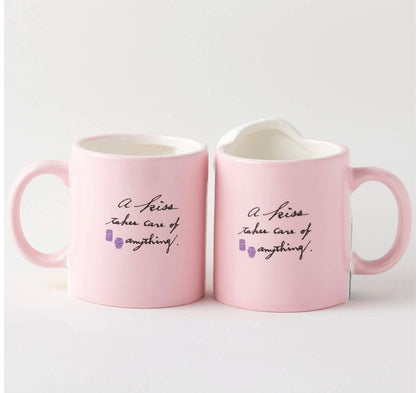 Enredados Set de Tazas Rapunzel Beso Pareja
