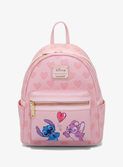 Stitch Y Ángel Mochila Amor