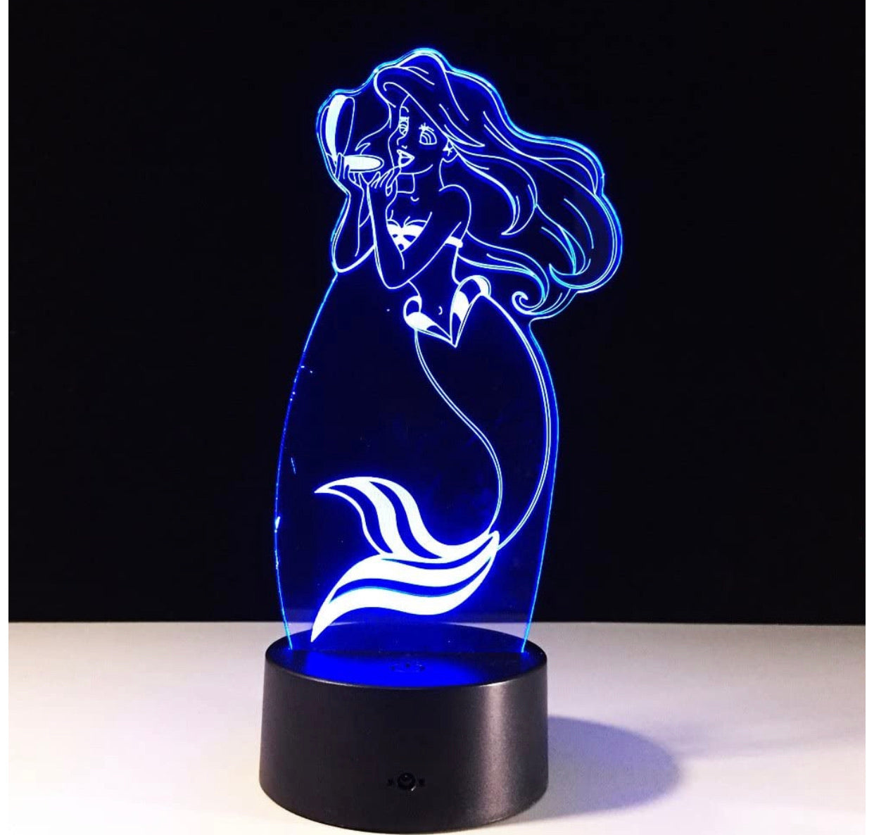 La Sirenita Lámpara Holografica Ariel