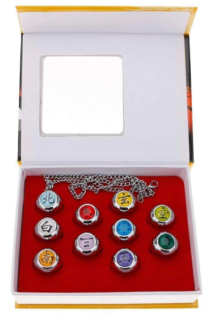 Naruto Set De Anillos Akatsuki