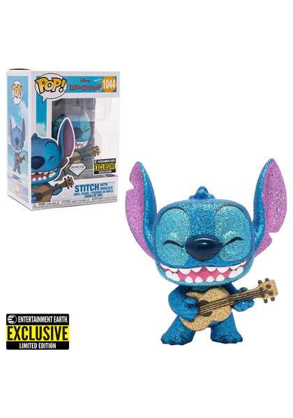 Stitch Ukelele Funko Diamante