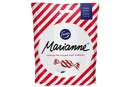 Chocolates Fazer Marianne Rellenos de Caramelos y Menta, Importados de Finlandia, 7.76oz