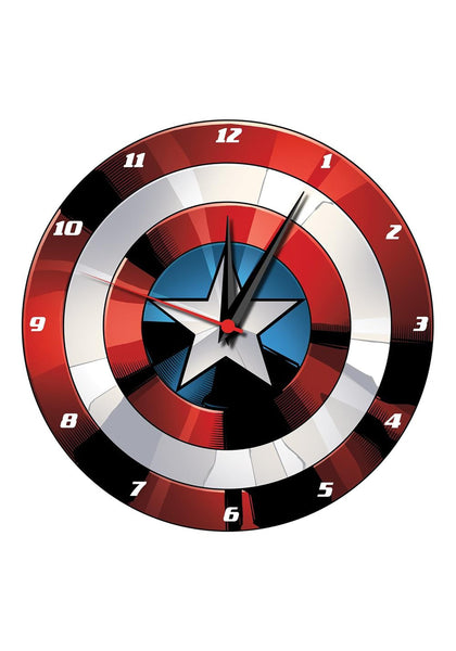Marvel Capitan America Reloj De Pared