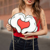 Minnie Mouse Bolsa Crossbody Manos Disney