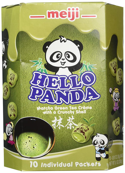 Meiji Hello Panda Matcha Creme Biscuit