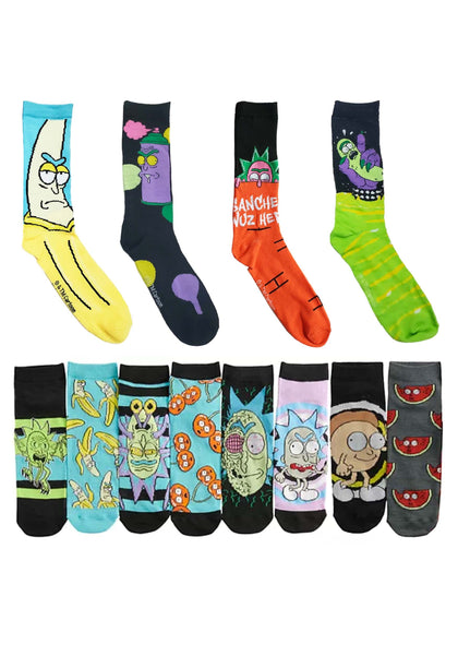 Rick Y Morty Calcetines Calendario Adviento 12 Dias
