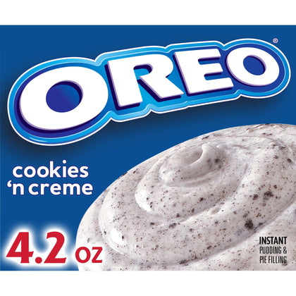 Jell-O Oreo Cookies 'n Creme Instant Pudding & Pie Filling Mix