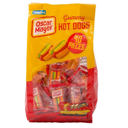 Oscar Mayer Halloween Gummy Hot Dogs Candy - 12.7oz/Cont.40