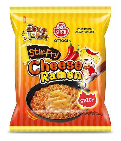 [OTTOGI] Stir Fry Cheese Ramen, KOREAN STYLE INSTANT NOODLE (4)