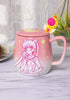 Sailor Moon Taza Con Cuchara PRE ORDEN Pink Ombre