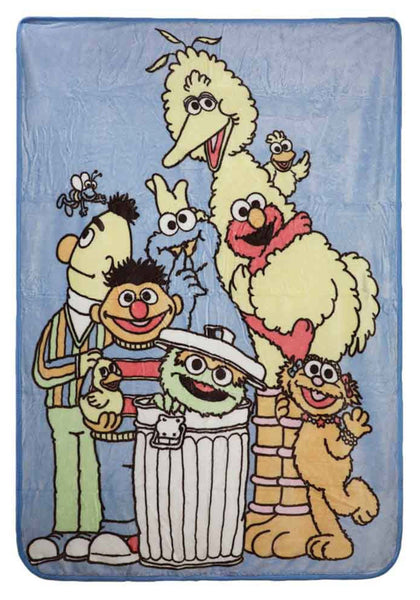 Plaza Sesamo Cobija Personajes