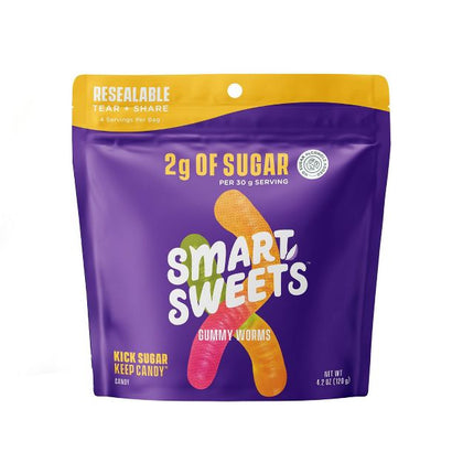 SmartSweets Gummy Worms - 4.2oz