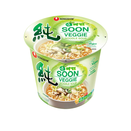 Nongshim Soon Veggie Savory Vegan Ramyun Ramen Noodle Soup Cup (6)