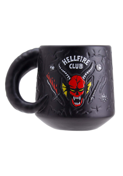 Stranger Things Hellfire Club Taza Negra