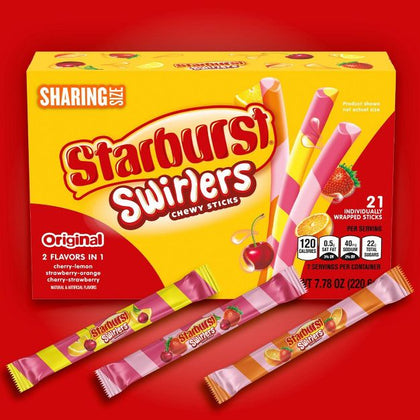 Starburst Swirlers Sharing Size Carton - 7.78oz