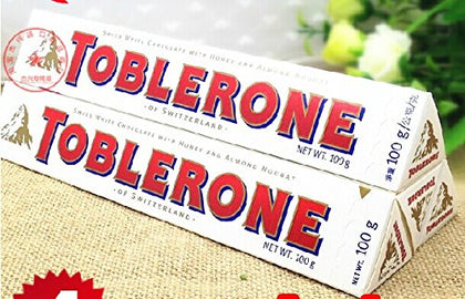 Toblerone Chocolate Blanco, Cont. 4