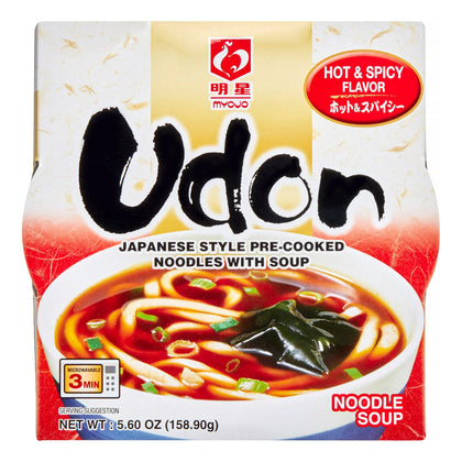 Myojo Udon Hot & Spicy Flavor Noodle Soup